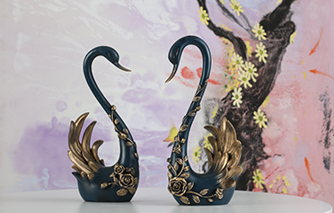 創(chuàng)意實(shí)用結(jié)婚天鵝家居飾品A178